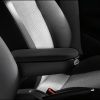Нов Подлакътник, Барче за автомобил за Сеат Ибиза Seat Ibiza 2002-2008 Cordoba Кордоба с черно текстилно покритие