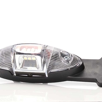 LED Светодиоден Висящ Страничен Габарит, Десен, Оранжев, Бял, Червен цвят, Е-Mark, 12V-24V
