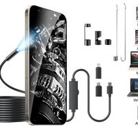 Ендоскоп камера за телефон лаптоп компютър IOS Iphone Android с 3м кабел