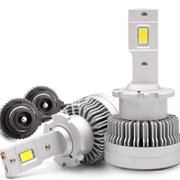 Комплект от 2 броя LED ЛЕД диодни крушки D2S за xenon 12-24V 50000lm Canbus без грешки 6000K