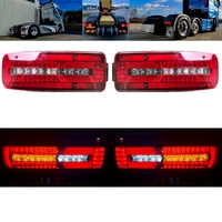 Комплект Ляв и Десен LED стопове Man Ман TGX 24V с 8 функции подходящи за Ремарке Караванa Бус Тир Камион