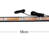 59 Cm Сигнална Аварийна Блиц Маяк Led Бар Лампа Пътна Помощ Платформа 12V 24V