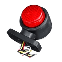 Комплект от 2 броя LED ЛЕД светодиодни габарити токоси рогче рогчета 24V с три светлини бяла-жълта-червена