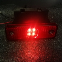 LED ЛЕД Светодиоден Червен Габарит Със Стойка Маркер Водоустойчив 24V за камион бус ван пикап ремарке каравана платформа и др.