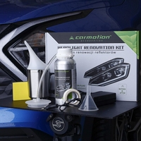 Комплект за възстановяване на фарове от течен полимер 600 ml, 19 части - Carmotion