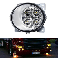 Ляв ЛЕД LED Диоден фар халоген За Scania P G R T след 2004 жълта светлина