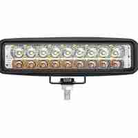 Универсален 54W Лед LED Халоген Фар Работна Лампа 12V - 24V с мигач бяло - оранжева светлина за автомобил офроуд бус ван камион