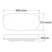 Wireless Безжична Лед Led Блиц Аварийна Сигнална Лампа Маяк с презареждаща се батерия с магнит 12V - 24V за пътна помощ платформа агро техника и др.