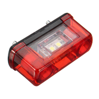 4 SMD LED Лед Oсветление Плафон за Регистрационен Заден Номер 24V