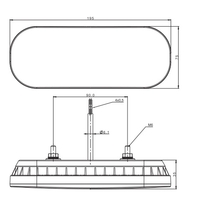 Комплект LED Светодиодни Стопове с Динамичен Мигач, С Кабел, 3 Функции, Е-Мark, 12V-24V