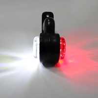 Комплект от 2 броя 12- 24V LED ЛЕД къси мини странични габаритни светлини тип рогче въртящи се с ротация за камион ремарке платформа каравана и др. бяло-червен 75 X 60 mm