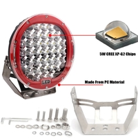96W LED ЛЕД ДИОДЕН СУПЕР МОЩЕН ВОДОУСТОЙЧИВ ХАЛОГЕН ФАР ПРОЖЕКТОР ЛАМПА 9 225 MM 12-24V