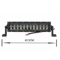 9D 42.5 СМ Led Bar Лед Бар Hi/Lo Kъси Дълги Водоустойчив Удароустойчив 12V 24V 7680 LМ 96W С Лупи Off-Road Лед Бар За Джип ATV