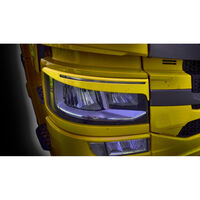 Висококачествени LED Вежди за Фарове Scania R/S 2017 + Тунинг Гъвкави Пластмасови