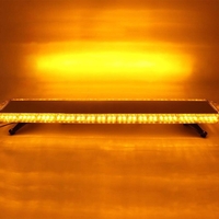 12V 24V Лед Led Диодна Мощна Аварийна Сигнална Лампа Буркан с Магнит 130 см 10 режина Бяло Стъкло За Пътна Помощ Платформа Снегорин и др.