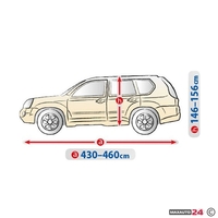 Покривало Kegel серия Optimal размер L бежово/сиво за SUV