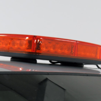 12V 24V Лед Led Диодна Мощна Аварийна Сигнална Лампа Буркан с Магнит 15 режима Оранжево Стъкло За Пътна Помощ Платформа Снегорин и др.