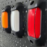LED габарит, маркер, токос, Бял, Неон ефект, 12V-24V - за ремаркета, платформи, камиони и др.