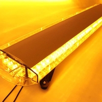 12V 24V Лед Led Диодна Мощна Аварийна Сигнална Лампа Буркан с Магнит 130 см 10 режина Бяло Стъкло За Пътна Помощ Платформа Снегорин и др.