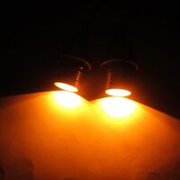 Комплект от 2 броя LED крушки Angel Eyes ангелски очи 12V-24V цвят жълт за BMW с Canbus без грешки