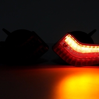Комплект Безжични Преносими Диодни Лед Led Стопове Wireless Магнит и Вендуза Неон Neon Ефект 12V Иновационен дизайн форма FLYEAGLE за Ремарке Каравана Платформа и др.