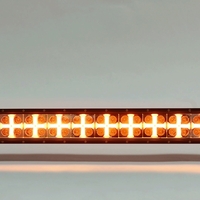 54 См Led Bar Лед Диоден Бар Прожектор Бяла и Оранжева, Жълта Светлина, Блиц, Флаш, CROSS DRL 120W 12V 24V