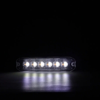 12 LED ЛЕД Комбинирана Жълто-Бяло Аварийна Лампа Блиц Светлина Мигаща За Пътна Помощ Платформа и др. 12-24V