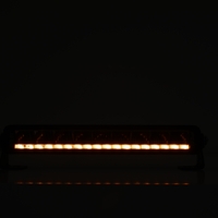 55 см Висококачествен 4 в 1 Led Bar Лед Бар Диоден Прожектор DRL с бяла габаритна светлина и оранжева аварийна блиц 80W 3800LM