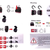 Комплект Безжични Преносими Диодни Лед Led Стопове Wireless с Магнит Неон Neon Ефект 12-24V 108mm х 102mm x 46mm E9 за Ремарке Каравана Платформа и др.