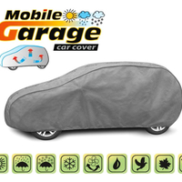 Висококачествено Покривало Kegel серия Mobile Garage размер L1 за хечбек/комби 405-430см x 126-136см, сиво