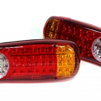 Комплект 2 бр. LED ЛЕД диодни стопове 24V Волта за бус камион ТИР ремарке платформа