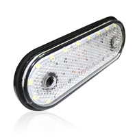 LED Габарит, Маркер, Токос - Бял, Червен, Жълт, 20 Диода - 12V - 24V - за камион бус, ван, каравана, платформа, кемпер