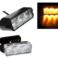 3 LED Аварийна Лампа За Пътна Помощ, Жълта Блиц Светлина, Мигаща! MAR751