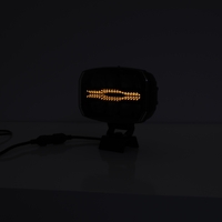 LED комбиниран халоген Flexzon 12–24V, 175W, 11000 lm, оранжев/бял DRL и аварийна блиц светлина с 4 режима, E-mark, IP67/69K