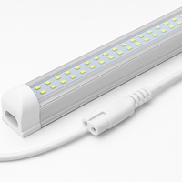 LED Лампа бяла светлина 72 LED, 12V, 6500K, 33 см – Алуминиев корпус, с кабел и букса за свързване
