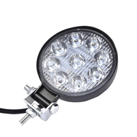 27W Кръгъл Led Диоден Фар Прожектор Дневни Светлини 12V 24V Слим Slim