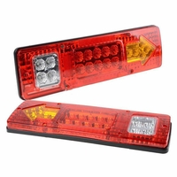 Комплект LED стопове стоп светлина с мигач задна светлина 12v за камион бус ТИР ремарке каравана 29 x 8 cm