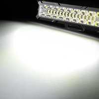 15.5 cm 93W Диоден Прожектор Супер Мощен Халоген Led Bar Лед Бар Бяла Комбиниранa Светлина 12V - 24V За АТВ SUF Джип 4х Offroad Камион