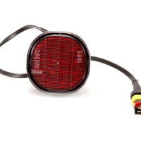 Задна Светлина за Мъгла, Червена, С Конектор 2 Пина, 12V-24V, E-Mark