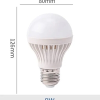 Подвижна работна LED лампа с щипки кабел и ключ 12V 9W