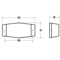 LED Лед Диодна лампа с оранжева аварийна блиц светлина мигаща 12V - 24V за Пътна помощ Селскостопански Машини платформа и Др.