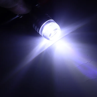 Комплект от 2 броя LED Лед Диодни Блиц Мигащи Крушки За Габарит P21W 1156 BA15S 12V с 9 Леда Бяла Светлина