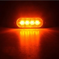 4 LED Аварийна Лампа За Пътна Помощ, Жълта Блиц Светлина, Мигаща! MAR330