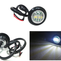 Бял LED Габарит, Тип Копче, Маркер, Токос - 24V