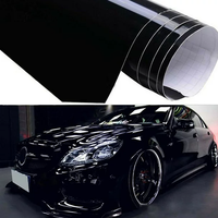 Декоративно автомобилно WRAP фолио 1.52 X 28M черен гланц лъскаво черно