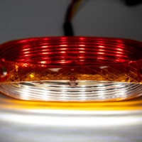 LED Светодиоден Страничен Габарит, Оранжев, Бял, Червен цвят, 125mm x 44mm 24V