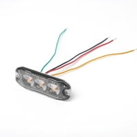 12-24V LED ЛЕД Жълта Аварийна Лампа Блиц Светлина Мигаща За Пътна Помощ Платформа с 4 режима