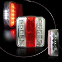 1 брой LED ЛЕД Диоден Стоп Задна светлина 12V 24V за бус камион ТИР ремарке каравана