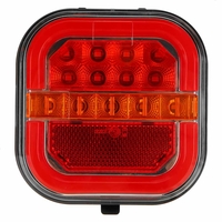 Комплект Безжични Диодни Лед Led Стопове Wireless С Магнит Неон Neon Ефект 12V-24V за Ремарке Каравана Платформа и др.