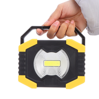 Мощна 100W Преносима Соларна Диодна LED Лед Лампа , Прожектор, Фенер, Акумулаторно USB Зареждане, За Автомобил, Къмпинг, Лов и Риболов